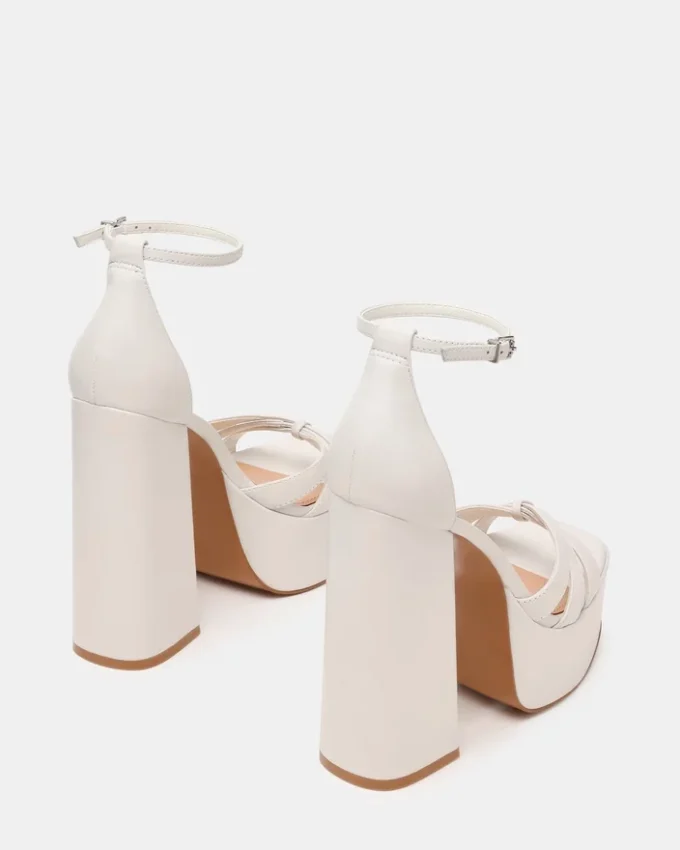 Retro-Weißes Leder Retro-Weißes Leder