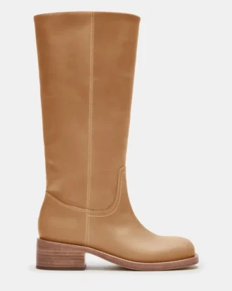 Riggs Banana Leder-Stiefel mit weitem Schaft