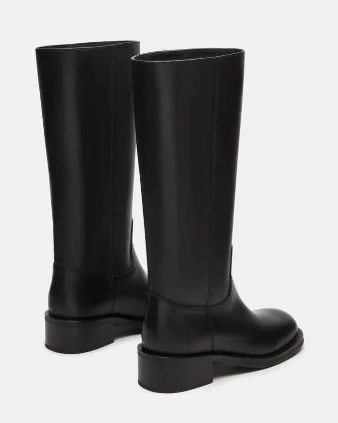 Riggs Schwarzes Leder