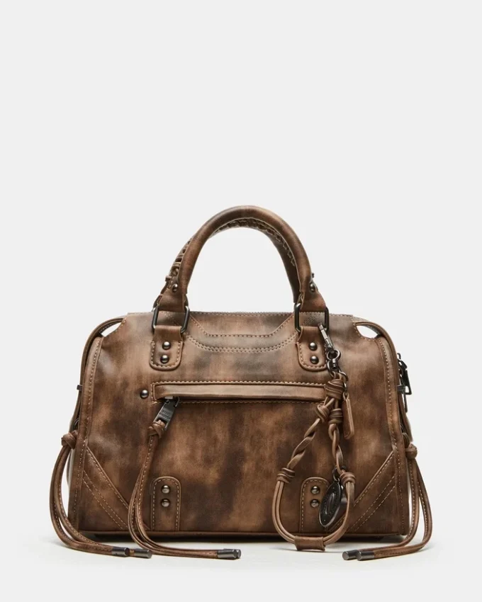 Riggs-Tasche Braun Distressed