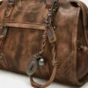 Riggs-Tasche Braun Distressed
