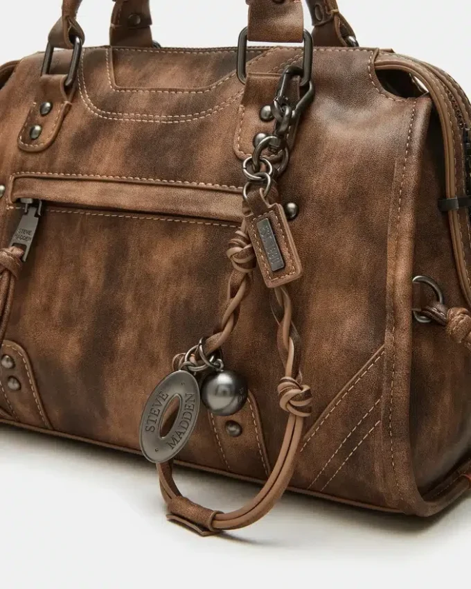 Riggs-Tasche Braun Distressed