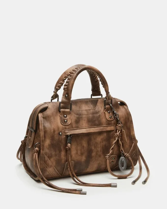 Riggs-Tasche Braun Distressed