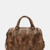 Riggs-Tasche Braun Distressed