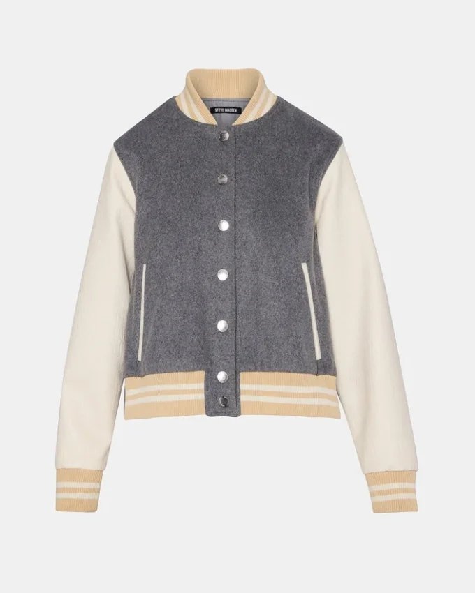 Rooney-Jacke in Grau meliert Rooney-Jacke in Grau meliert