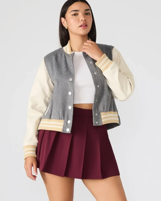 Rooney-Jacke in Grau meliert Rooney-Jacke in Grau meliert