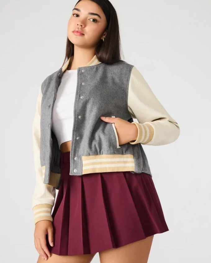 Rooney-Jacke in Grau meliert Rooney-Jacke in Grau meliert
