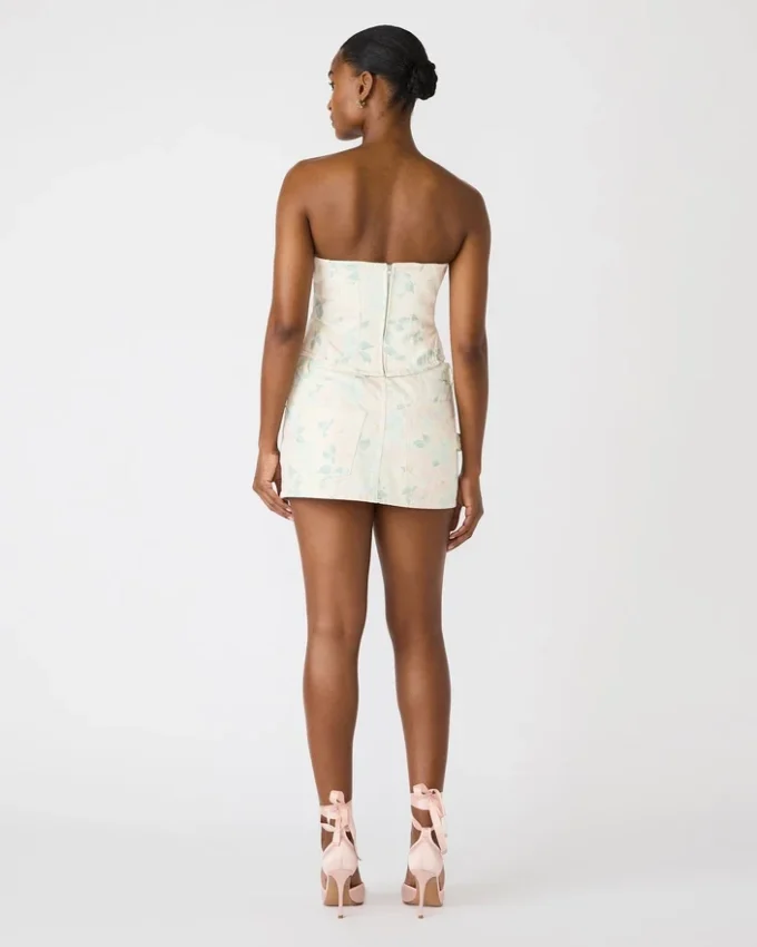 Roselia Korsett-Top Pfirsichbeige