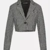 Rupi Kurzer Blazer Schwarz/Weiß Rupi Kurzer Blazer Schwarz/Weiß
