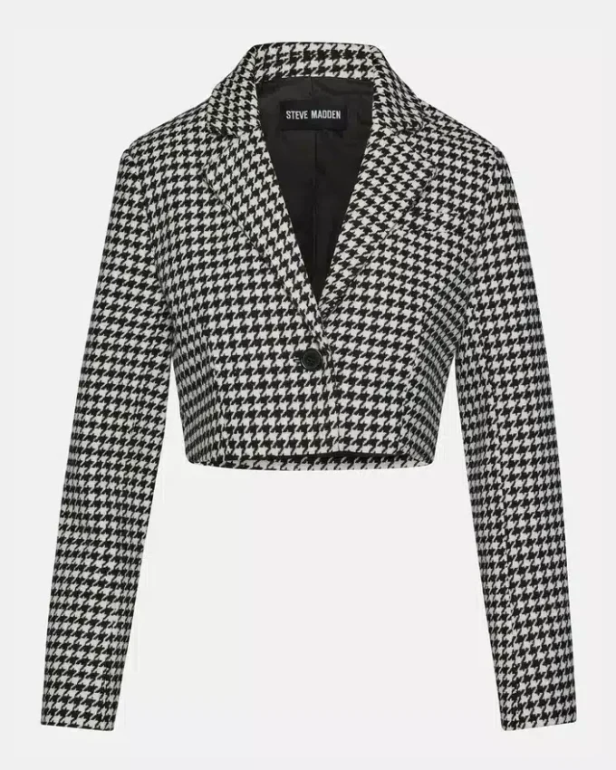 Rupi Kurzer Blazer Schwarz/Weiß Rupi Kurzer Blazer Schwarz/Weiß