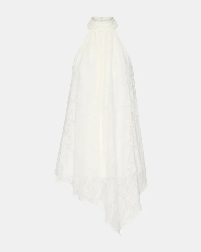 Sander-Kleid in Creme