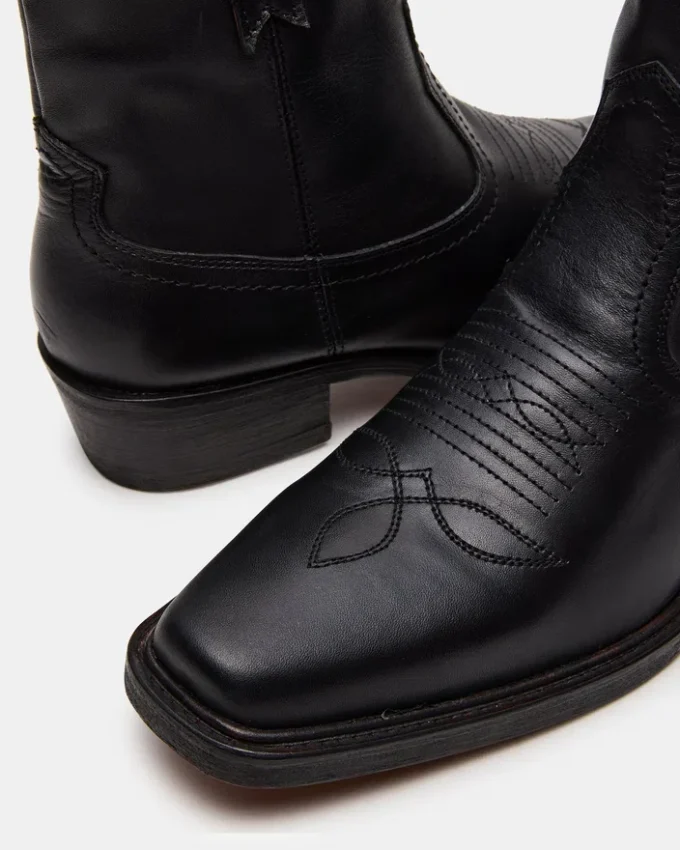 Sanderson Schwarzes Leder