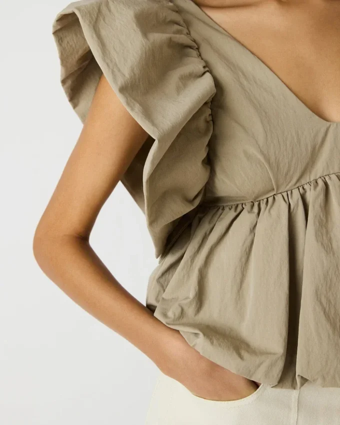 Saskya-Oberteil Khaki