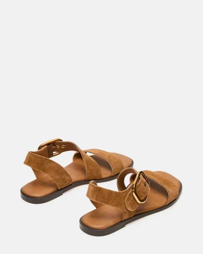 Sayer Dunkles Taupe-Wildleder