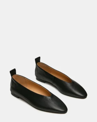 Schickes schwarzes Leder