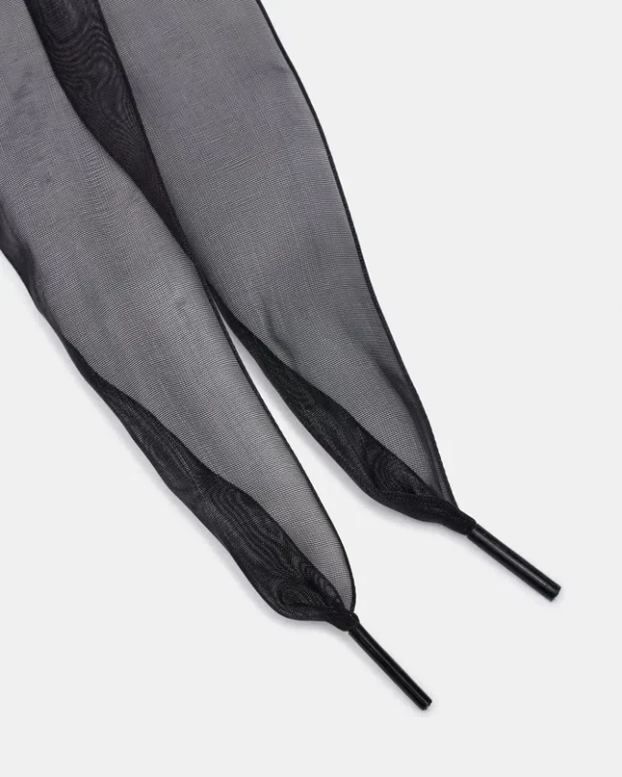 Schnürsenkel und Anhänger Schwarz Schnürsenkel und Anhänger Schwarz