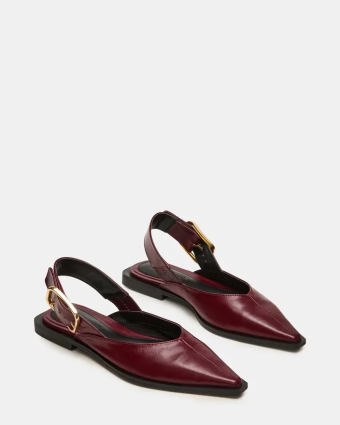 Shay Burgunderrot Leder