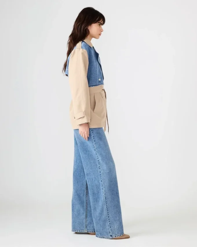 Shyla Mantel Denim Multi