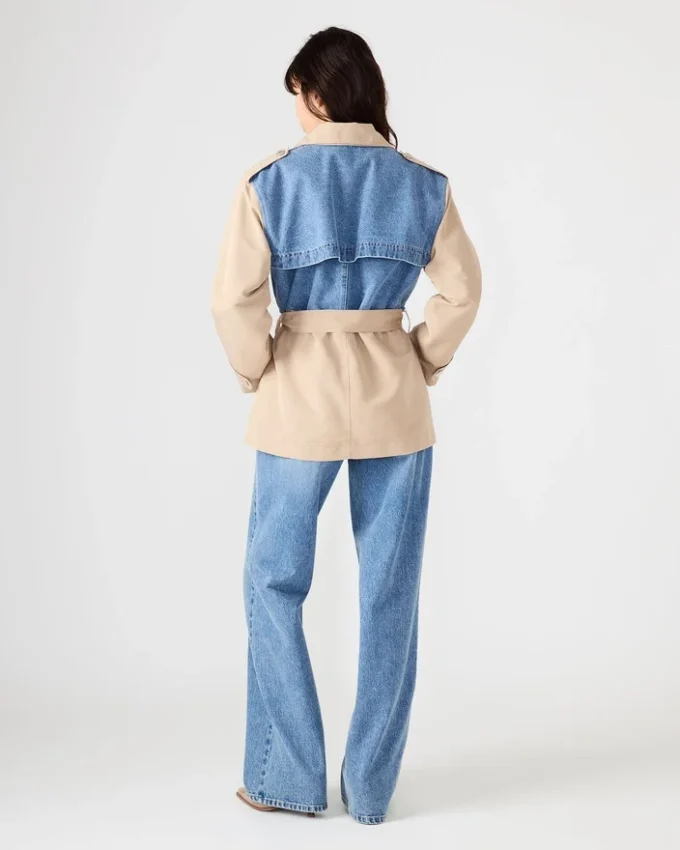 Shyla Mantel Denim Multi