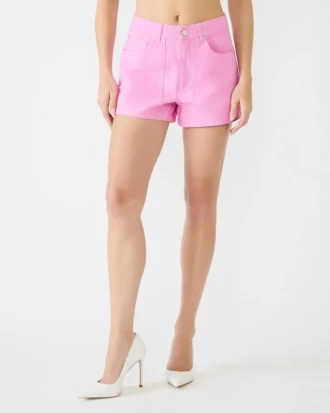 Sienne Canvas Shorts Pink Taffy