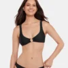 Sleek ‚N Chic Bikini-Oberteil Schwarz