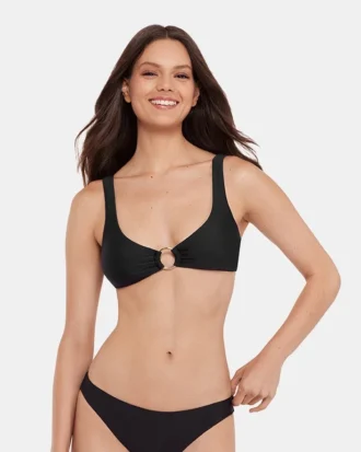 Sleek ‚N Chic Bikini-Oberteil Schwarz