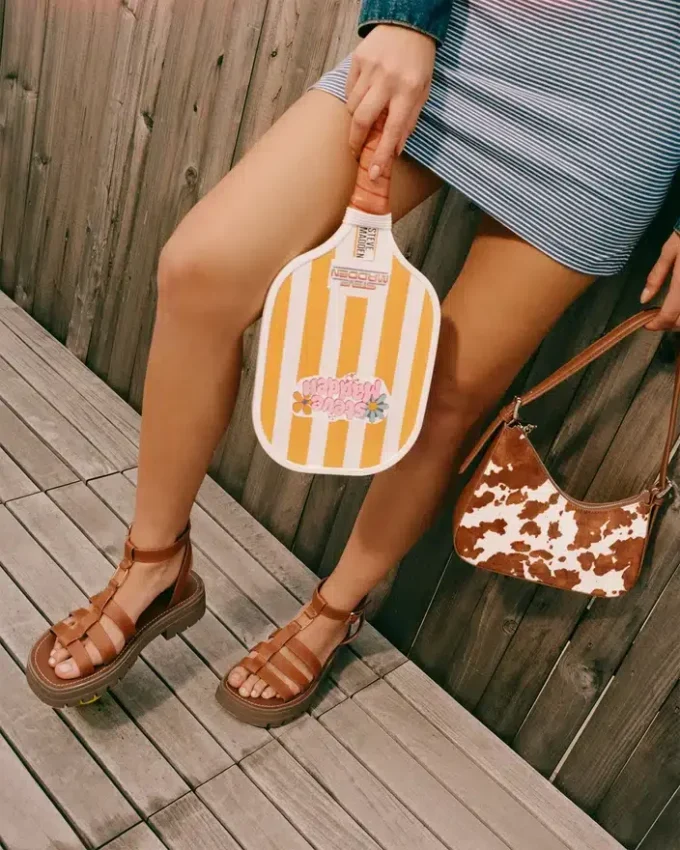 Smith Tasche Braun mit Kuhmuster