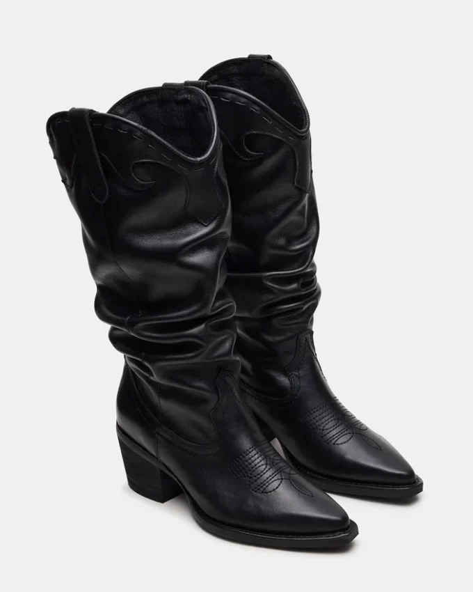 Stage Schwarzes Leder