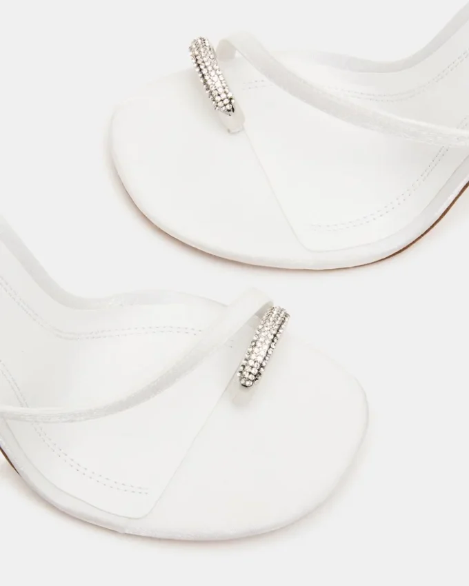 Tia Strasssteine Weißer Satin Tia Strasssteine Weißer Satin