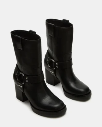 Topher Schwarzes Leder