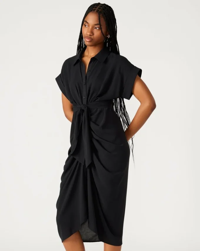 Tori Strickkleid Schwarz