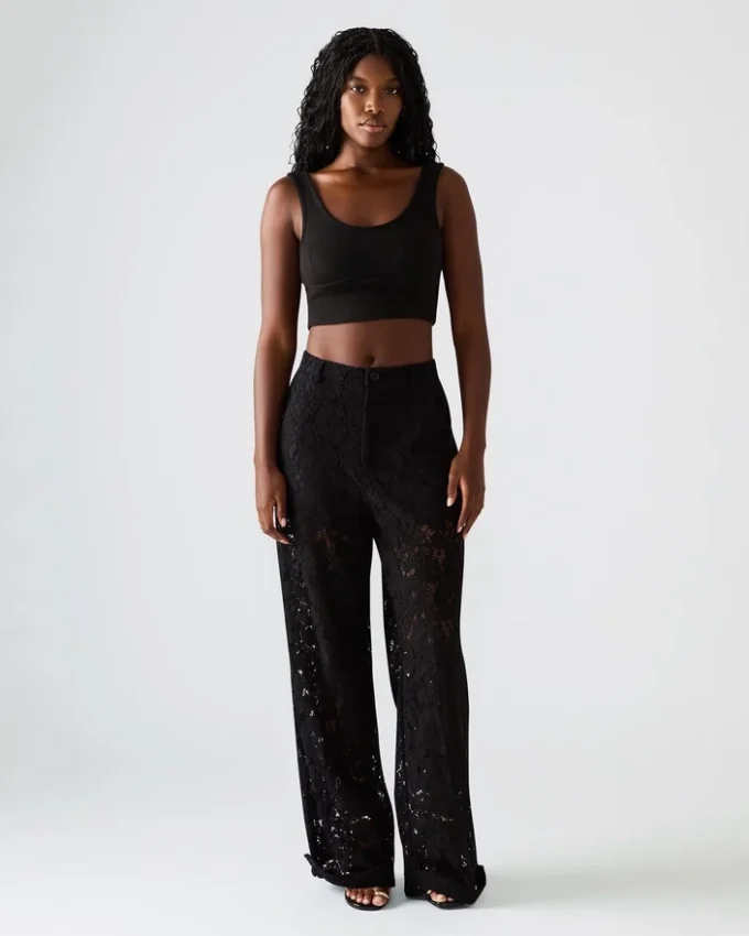 Tre Lace Pant Schwarz