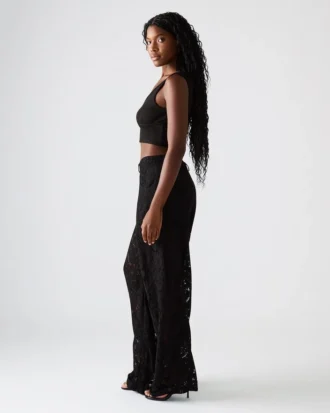 Tre Lace Pant Schwarz