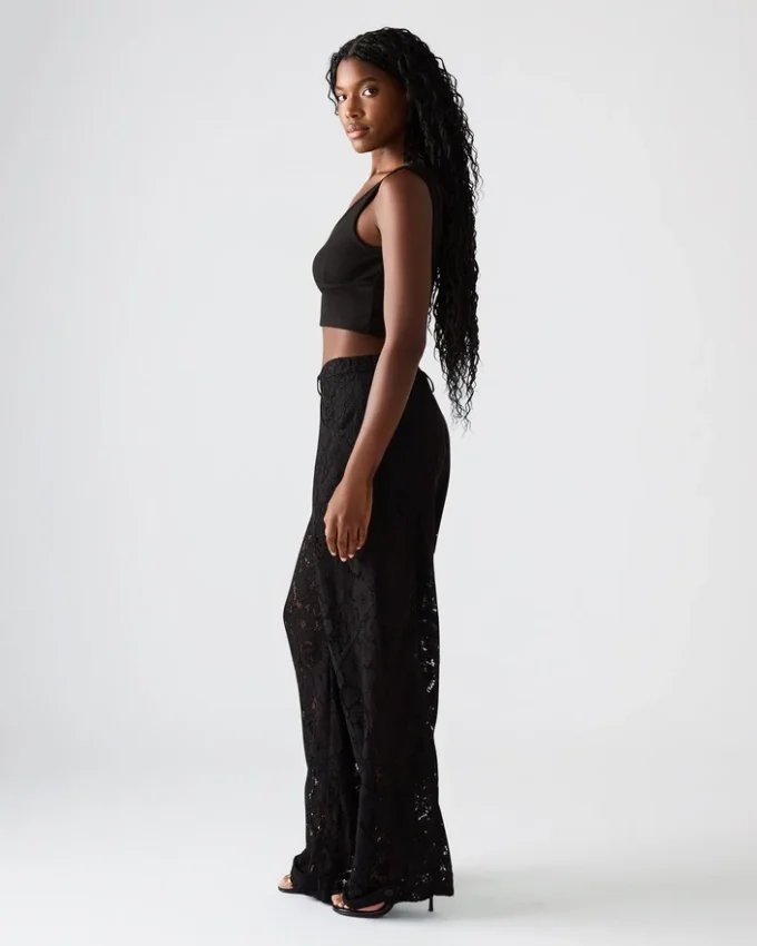 Tre Lace Pant Schwarz