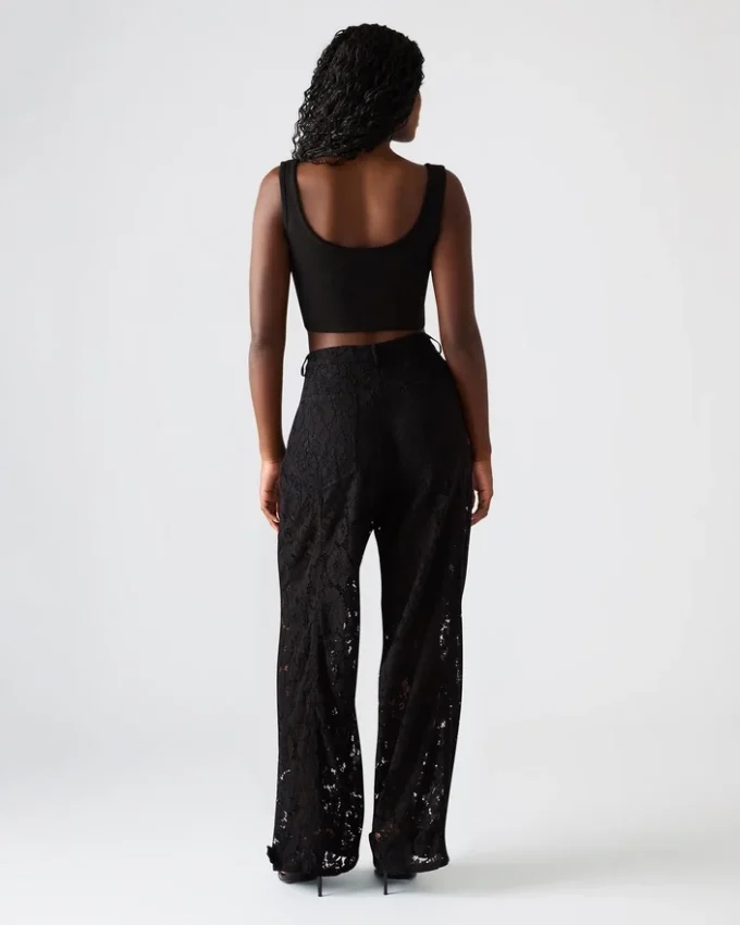 Tre Lace Pant Schwarz