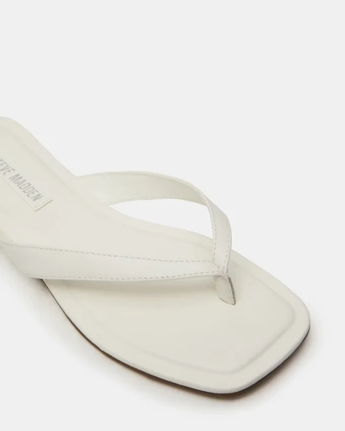 Trella Weißes Leder