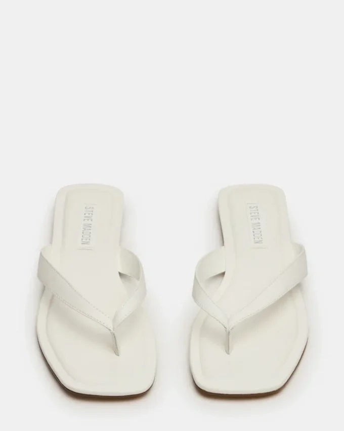 Trella Weißes Leder