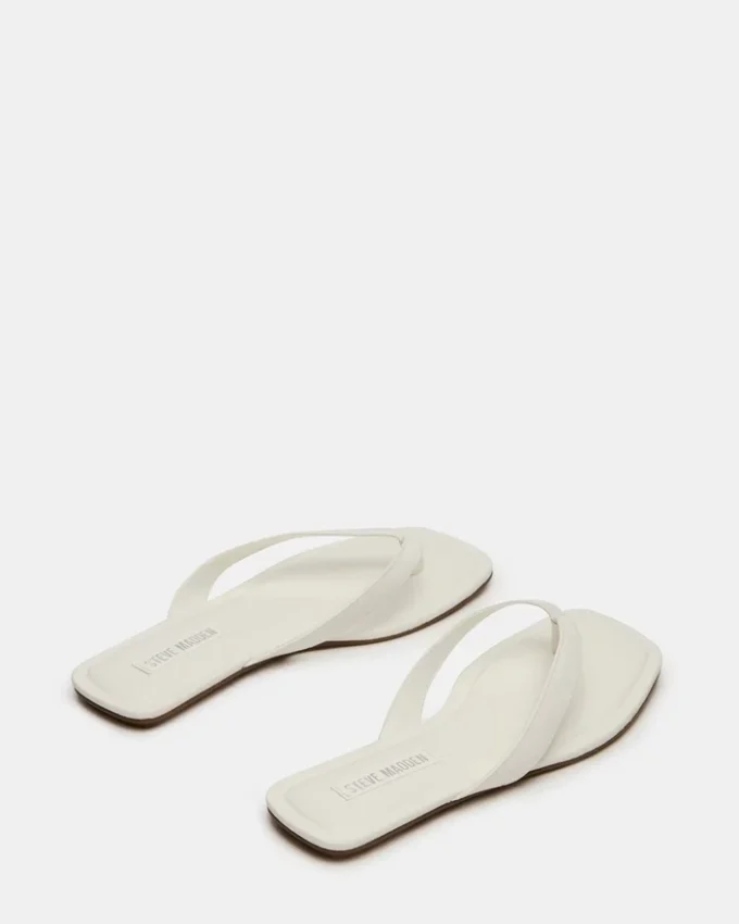 Trella Weißes Leder