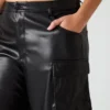 Vegan Leather Duo Pant Black Vegan Leather Duo Pant Black