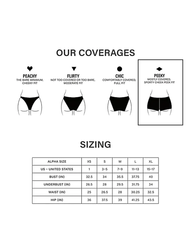 What a Stud Bikini-Unterteil Schwarz